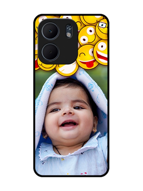 Custom Oppo A5X 4G Custom Metal Phone Case - With Smiley Emoji Design
