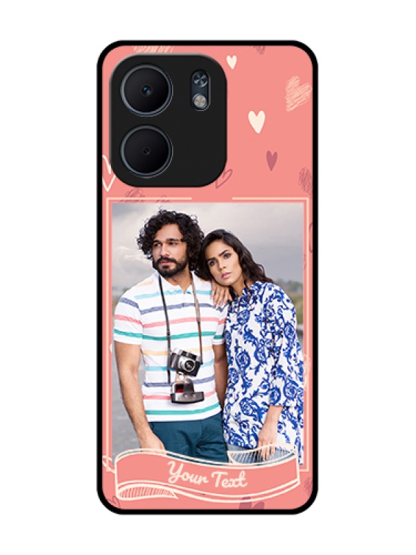 Custom Oppo A5X 4G Custom Metal Phone Case - Love Doodle Art Design