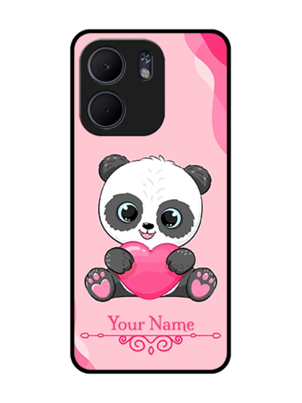 Custom Oppo A5X 4G Custom Metal Phone Case - Cute Panda Design