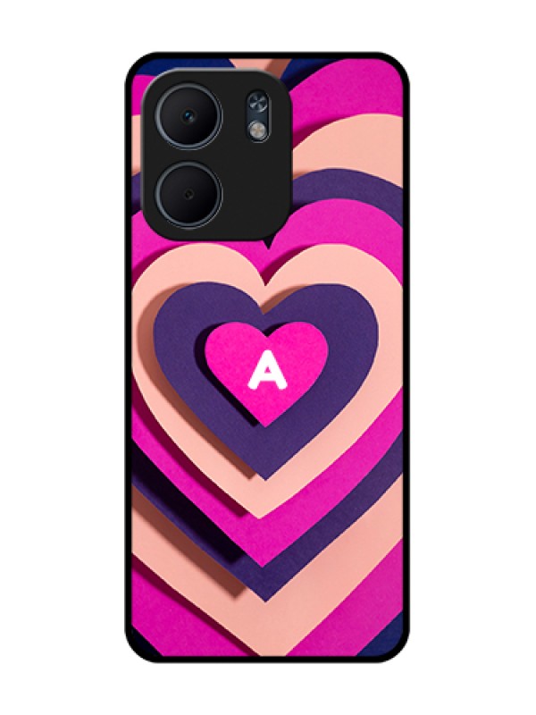 Custom Oppo A5X 4G Custom Metal Phone Case - Cute Heart Pattern Design