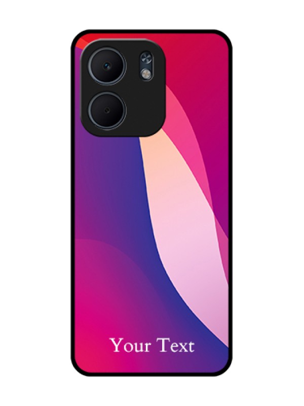 Custom Oppo A5X 4G Custom Metal Phone Case - Digital Abstract Overlap Design
