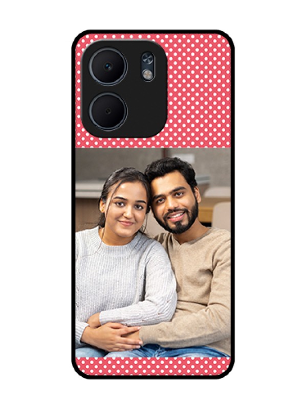 Custom Oppo A5X 5G Custom Metal Phone Case - White Dotted Design