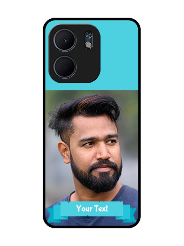 Custom Oppo A5X 5G Custom Metal Phone Case - Blue Color Design