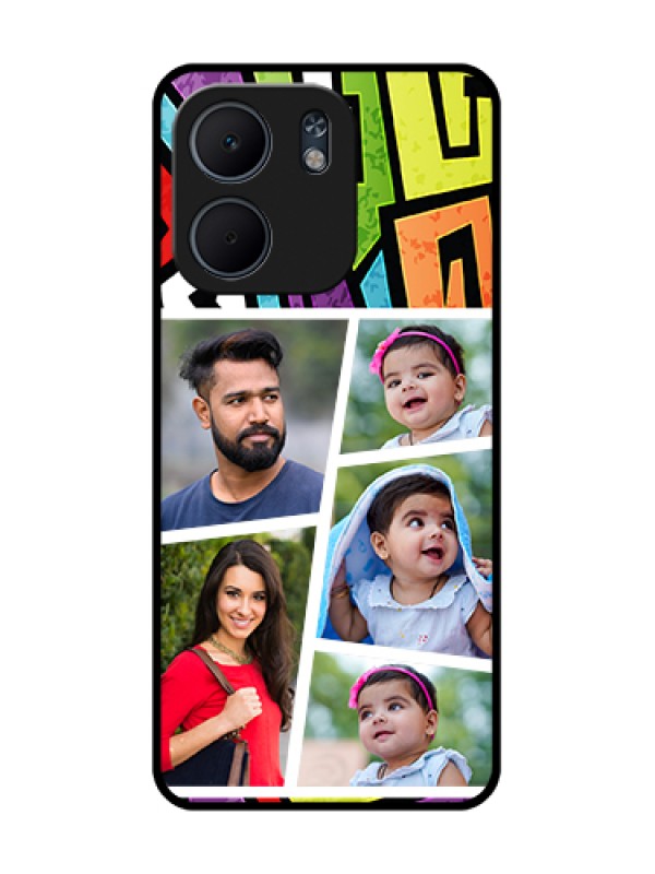 Custom Oppo A5X 5G Custom Metal Phone Case - Graffiti Pattern Design