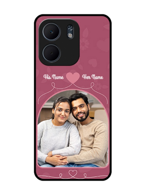 Custom Oppo A5X 5G Custom Metal Phone Case - Love Floral Design