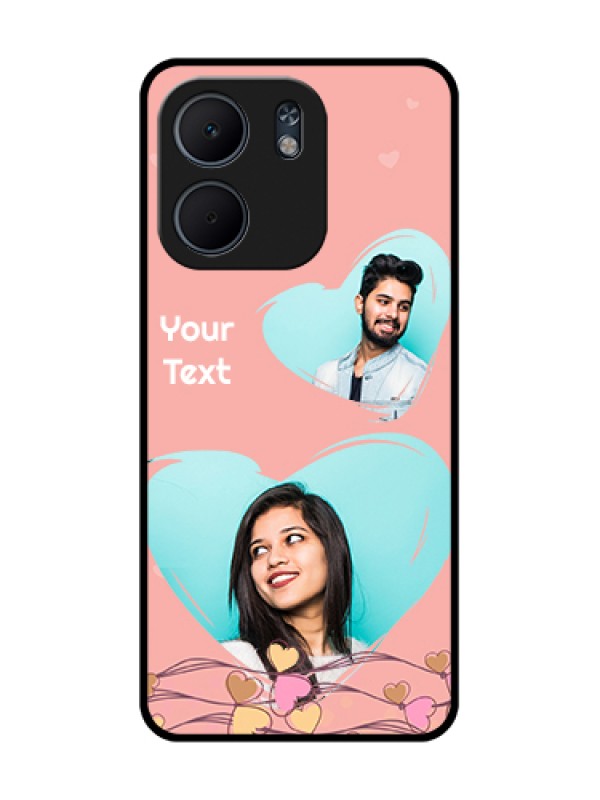 Custom Oppo A5X 5G Custom Metal Phone Case - Love Doodle Design