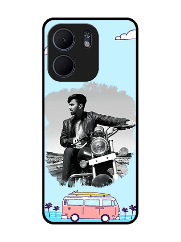Custom Oppo A5X 5G Custom Metal Phone Case - Travel & Adventure Design