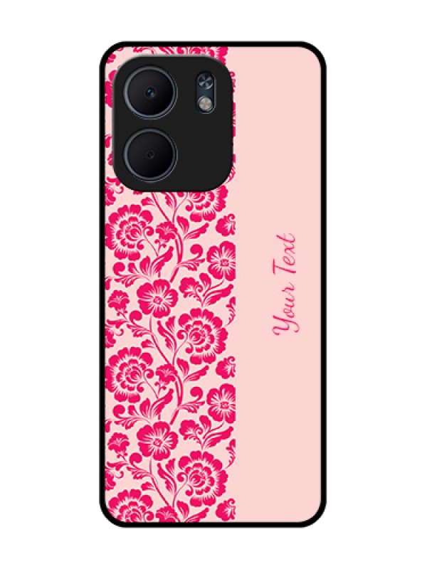 Custom Oppo A5X 5G Custom Metal Phone Case - Attractive Floral Pattern Design