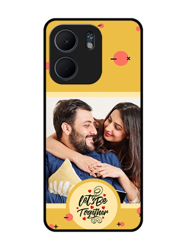 Custom Oppo A5X 5G Custom Metal Phone Case - Lets Be Together Design