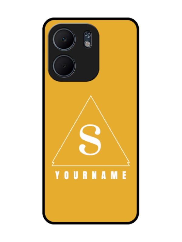 Custom Oppo A5X 5G Custom Metal Phone Case - Simple Triangle Design