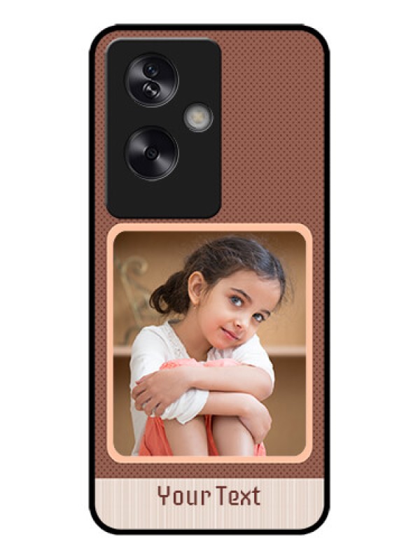 Custom Oppo A79 5G Custom Metal Phone Case - Simple Pic Upload Design