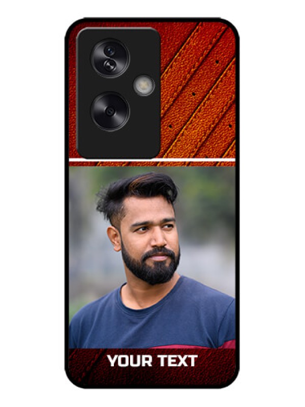 Custom Oppo A79 5G Custom Metal Phone Case - Leather Phone Case Design