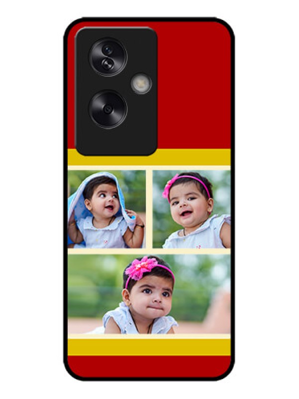 Custom Oppo A79 5G Custom Metal Phone Case - Multiple Pic Upload Design