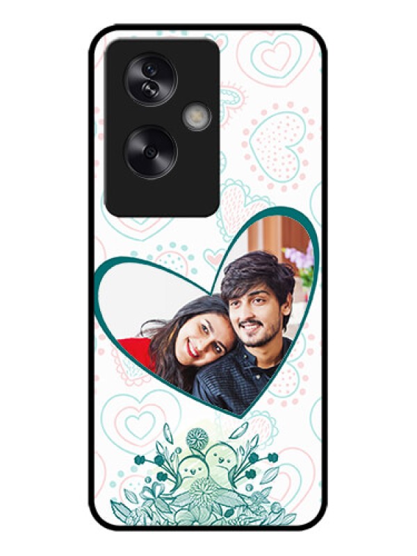 Custom Oppo A79 5G Custom Metal Phone Case - Premium Couple Design