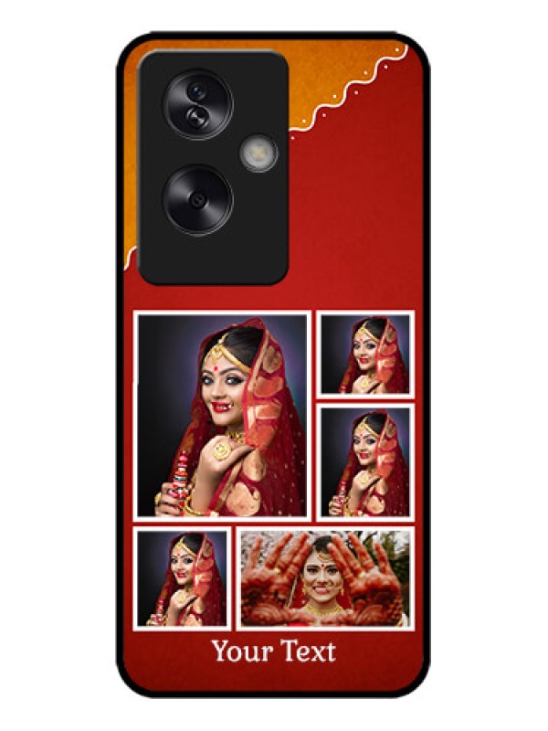 Custom Oppo A79 5G Custom Metal Phone Case - Wedding Pic Upload Design