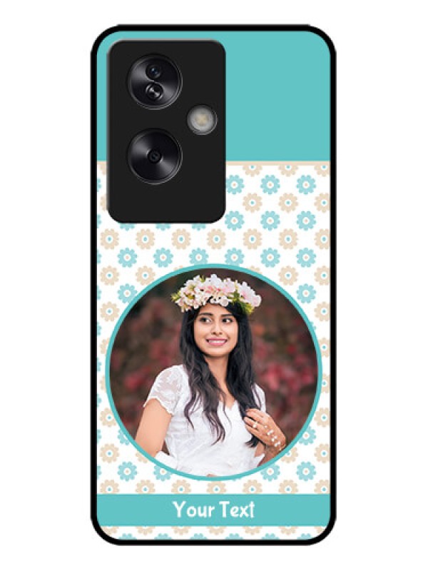 Custom Oppo A79 5G Custom Metal Phone Case - Beautiful Flowers Design