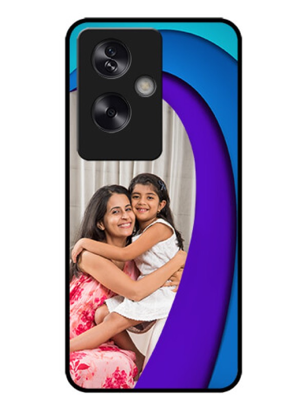 Custom Oppo A79 5G Custom Metal Phone Case - Simple Pattern Design