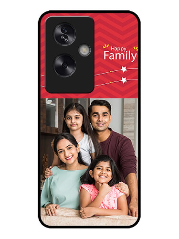Custom Oppo A79 5G Custom Metal Phone Case - Happy Family Design