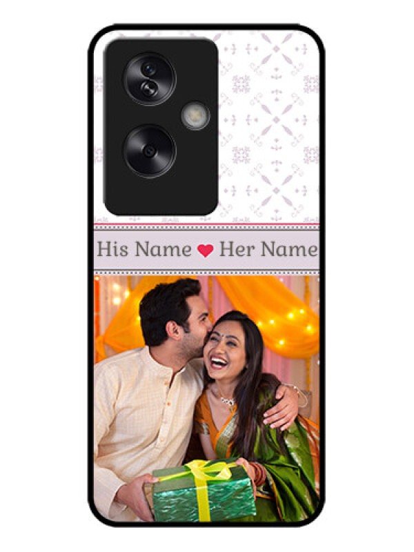Custom Oppo A79 5G Custom Metal Phone Case - With Photo And Ethnic Design