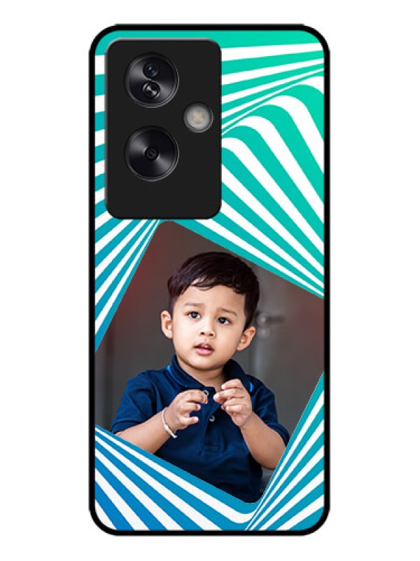 Custom Oppo A79 5G Custom Metal Phone Case - Abstract Spiral Design