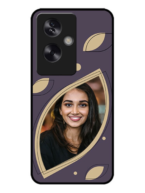 Custom Oppo A79 5G Custom Metal Phone Case - Falling Leaf Design
