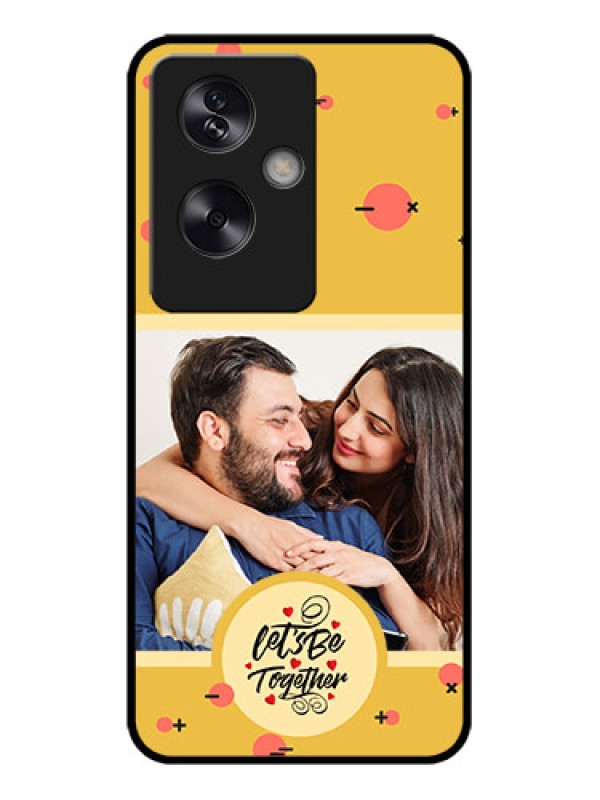 Custom Oppo A79 5G Custom Metal Phone Case - Lets Be Together Design