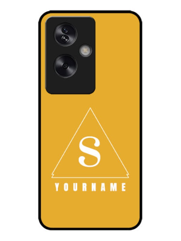 Custom Oppo A79 5G Custom Metal Phone Case - Simple Triangle Design