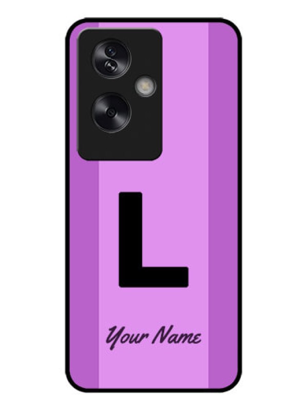 Custom Oppo A79 5G Custom Metal Phone Case - Tricolor Custom Text Design