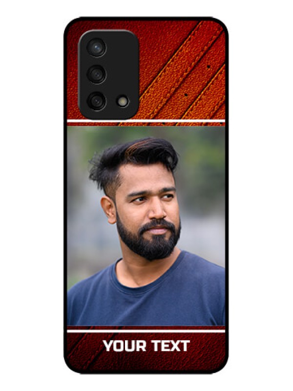 Custom Oppo F19 Custom Metal Phone Case - Leather Phone Case Design