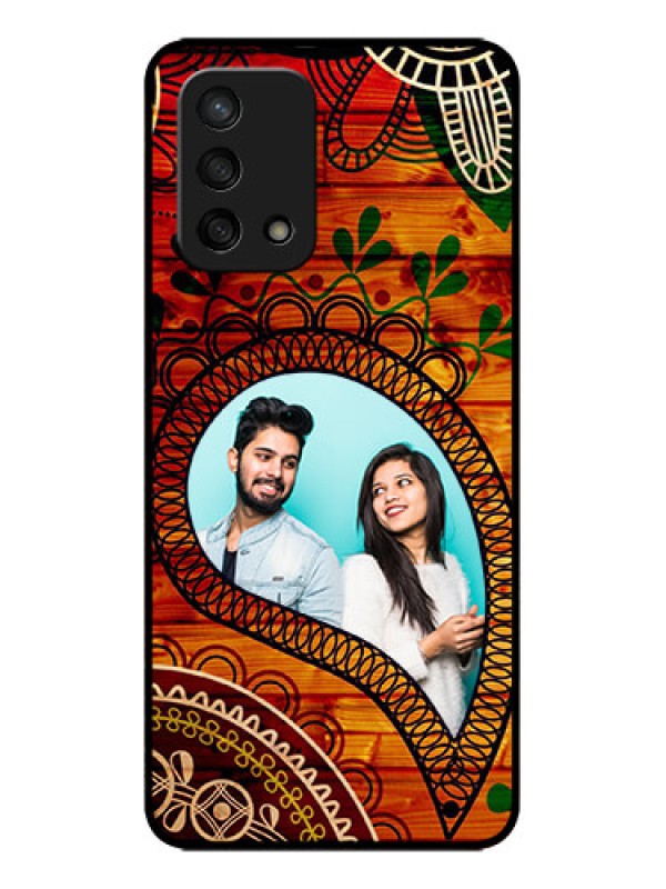 Custom Oppo F19 Custom Metal Phone Case - Abstract Colorful Design