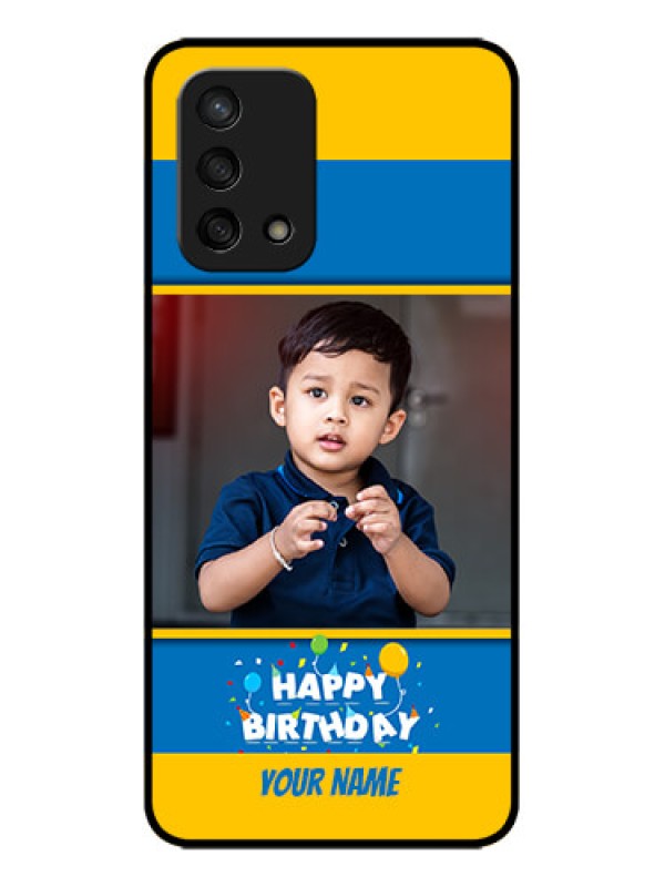 Custom Oppo F19 Custom Metal Phone Case - Birthday Wishes Design