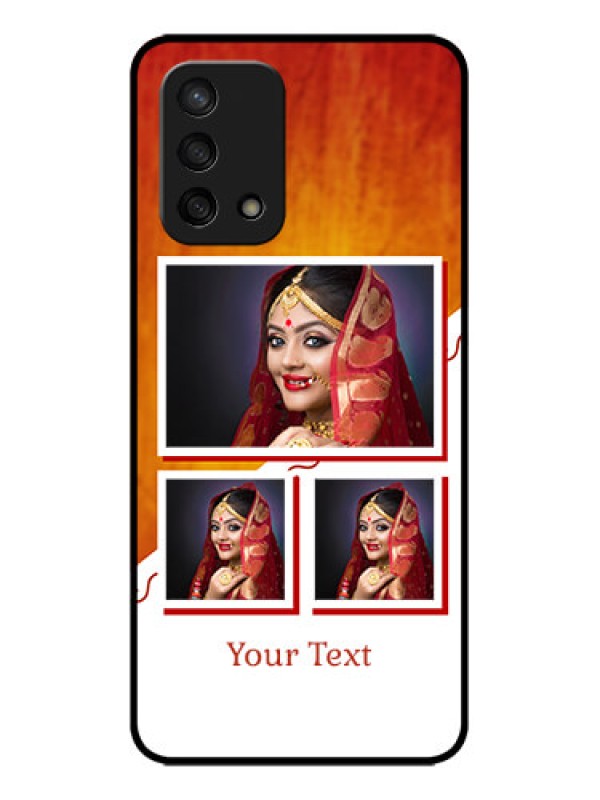 Custom Oppo F19s Custom Metal Phone Case - Wedding Memories Design