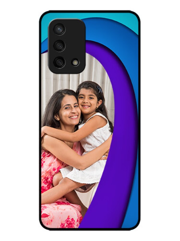 Custom Oppo F19s Custom Metal Phone Case - Simple Pattern Design