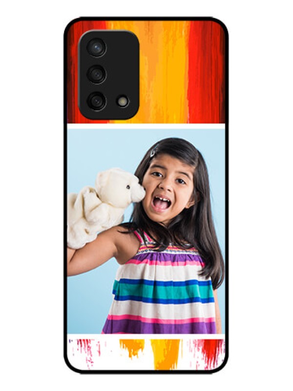 Custom Oppo F19s Custom Metal Phone Case - Multi Color Design