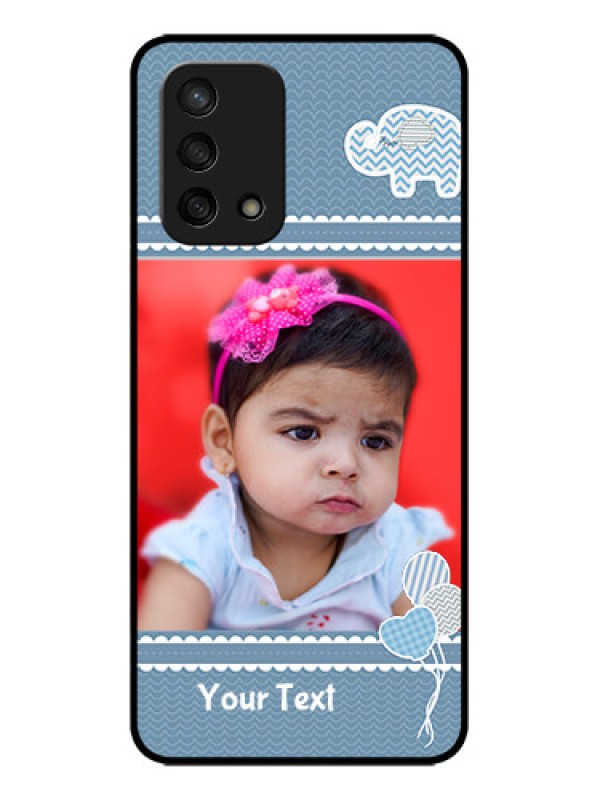 Custom Oppo F19s Custom Metal Phone Case - With Kids Pattern Design