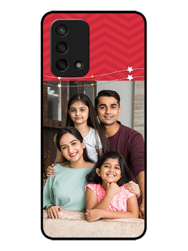 Custom Oppo F19s Custom Metal Phone Case - Happy Family Design