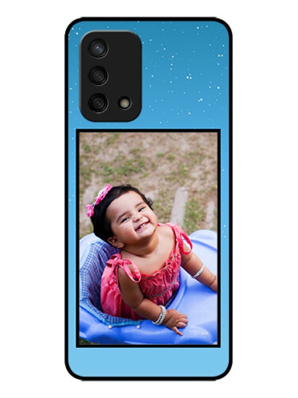 Custom Oppo F19s Custom Metal Phone Case - Wave Pattern Colorful Design