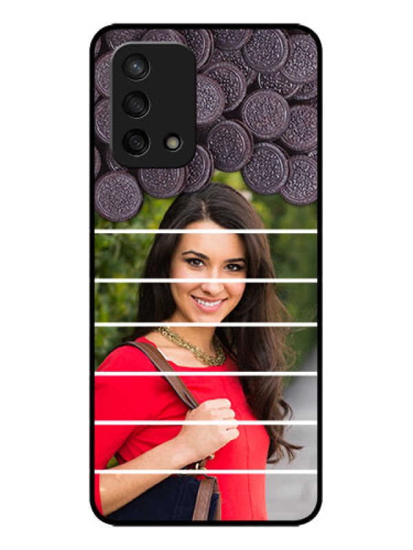 Custom Oppo F19s Custom Metal Phone Case - With Oreo Biscuit Design