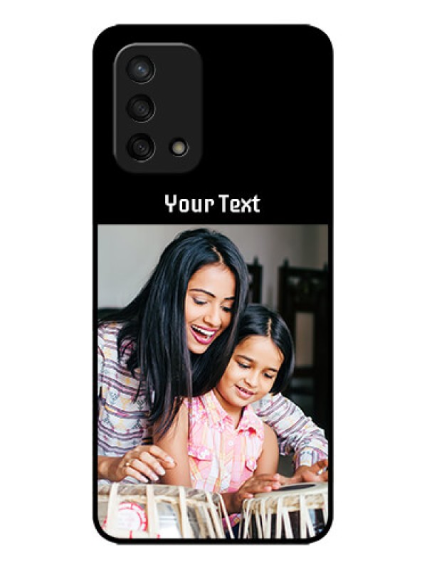 Custom Oppo F19s Custom Metal Phone Case - Photo With Name Design