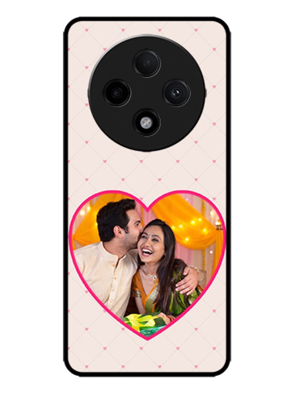 Custom Oppo F27 Pro Plus 5G Custom Metal Phone Case - Heart Shape Design