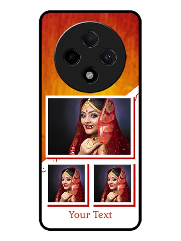 Custom Oppo F27 Pro Plus 5G Custom Metal Phone Case - Wedding Memories Design