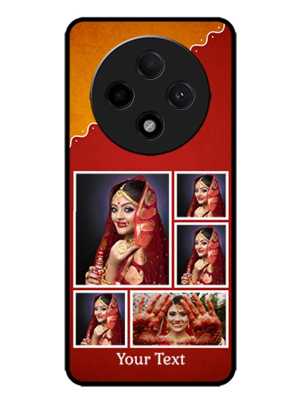 Custom Oppo F27 Pro Plus 5G Custom Metal Phone Case - Wedding Pic Upload Design