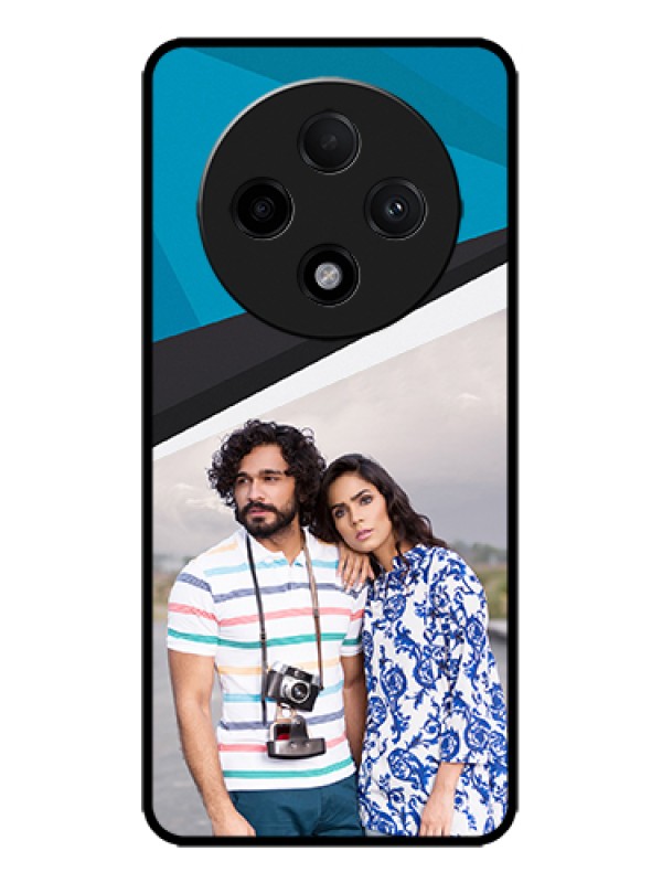 Custom Oppo F27 Pro Plus 5G Custom Metal Phone Case - Simple Pattern Photo Upload Design