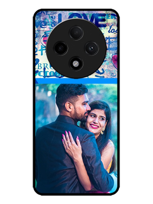 Custom Oppo F27 Pro Plus 5G Custom Metal Phone Case - Colorful Love Design