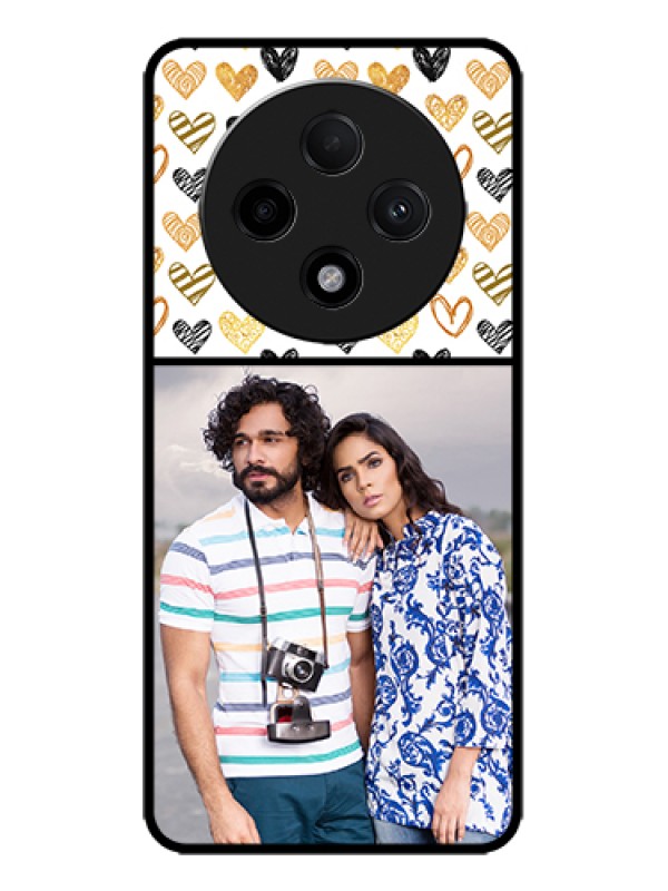 Custom Oppo F27 Pro Plus 5G Custom Metal Phone Case - Love Symbol Design