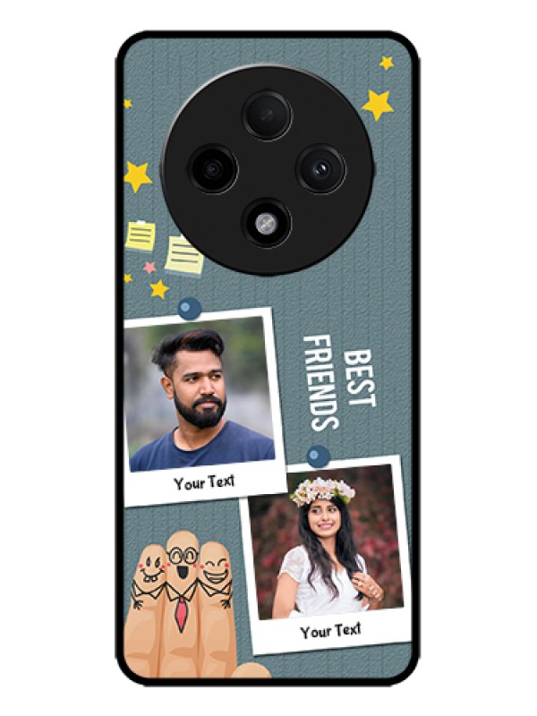 Custom Oppo F27 Pro Plus 5G Custom Metal Phone Case - Sticky Frames And Friendship Design