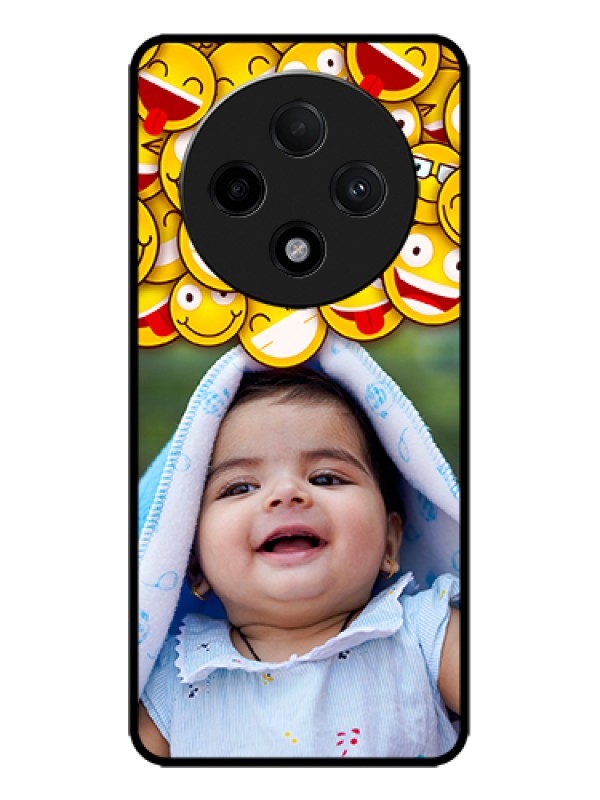 Custom Oppo F27 Pro Plus 5G Custom Metal Phone Case - With Smiley Emoji Design