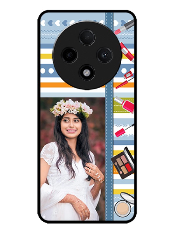 Custom Oppo F27 Pro Plus 5G Custom Metal Phone Case - Makeup Icons Design