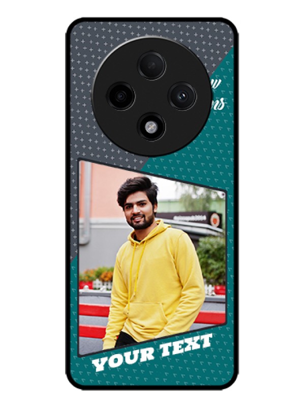 Custom Oppo F27 Pro Plus 5G Custom Metal Phone Case - Background Pattern Design With Quote