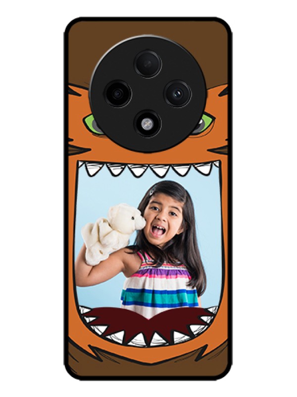Custom Oppo F27 Pro Plus 5G Custom Metal Phone Case - Owl Monster Back Case Design